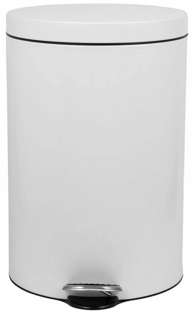 Alda Pedálový odpadkový koš Freedom Fresh 20 l,biela, 20 l