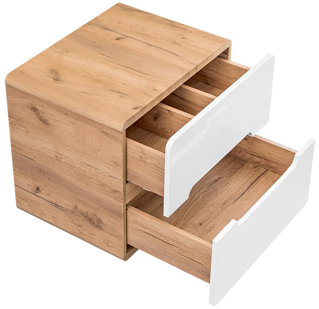 Kúpeľňová závesná skrinka pod umývadlo na dosku BÁRA 60 cm