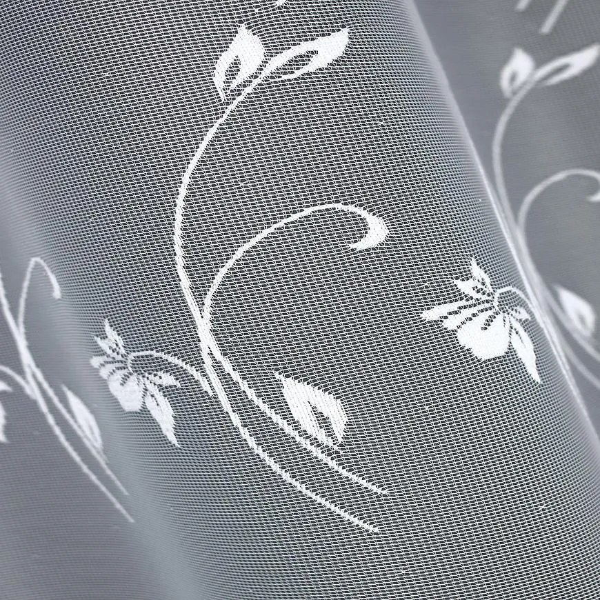 Záclona žakárová  356430 160 biela Tovar na mieru