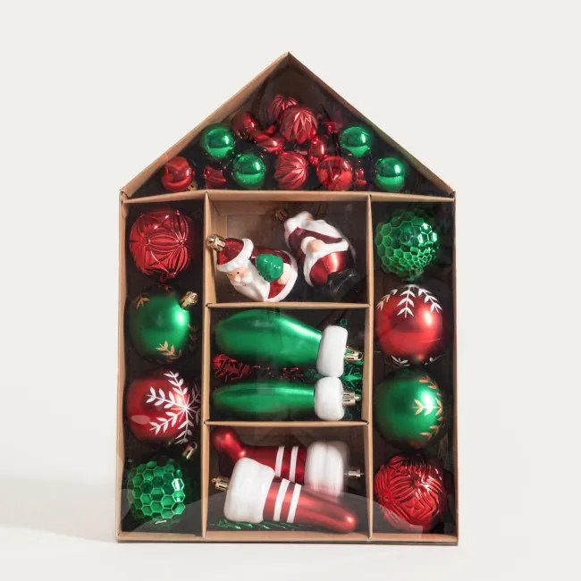 Závesná vianočná dekorácia MERICA set ozdôb 754999