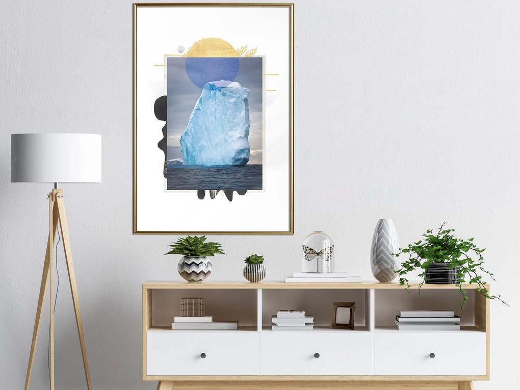 Artgeist Plagát - Iceberg [Poster] Veľkosť: 30x45, Verzia: Čierny rám