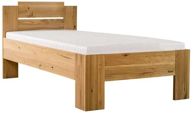 Ahorn GRADO - masívna dubová posteľ 120 x 200 cm, dub masív