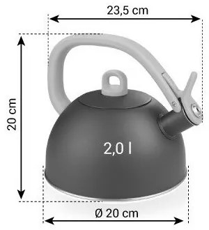 Tescoma Čajová kanvica GrandCHEF 2,0 l