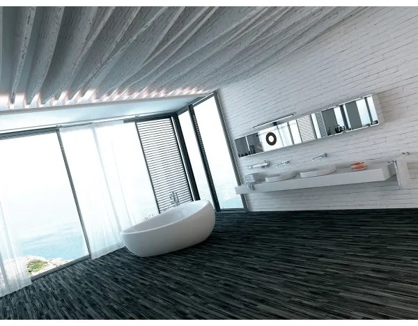 Kanlux 34933 - LED Kúpeľňové osvetlenie zrkadla ASTIM LED/12W/230V IP44 čierna