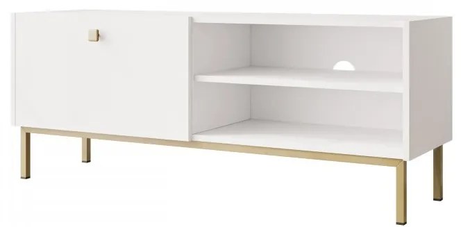 TV skrinka/stolík Priboz 1KW, Farby: biela