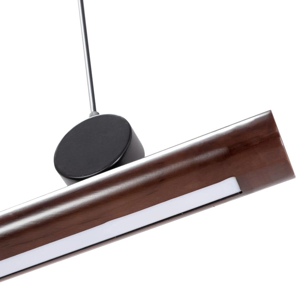 Toolight - LED stropná lampa APP969-1CP, hnedá-čierna mriežka, OSW-07002