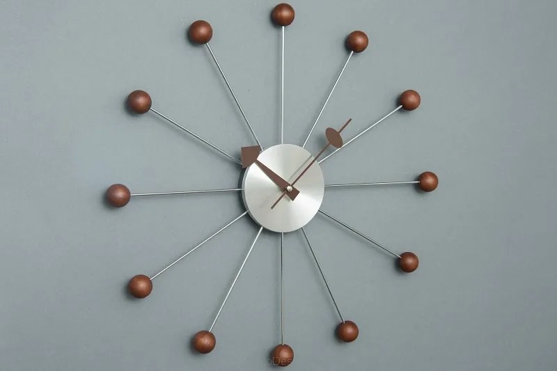 Nástenné hodiny ExitDesign Zara Balls, 087Woo, 50cm