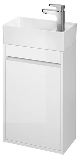 Cersanit Crea - závesná skrinka pod umývadlo 40cm, biely lesk, S924-001