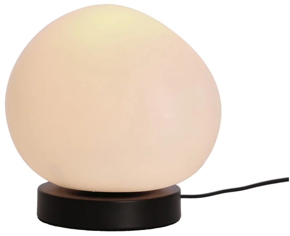 Čierno-biela stolová lampa (výška 19 cm) Stones – Candellux Lighting