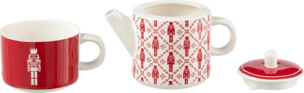 Darčeková sada kanvička Tea for One so šálkou Nutcrackers – 780ml