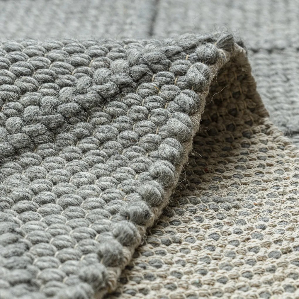 Dywany Łuszczów, Kusový koberec Tahar 99001G grey, 120x180, šedá, obývacia izba