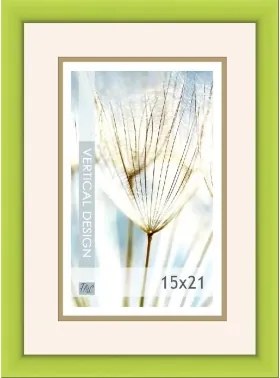 Fotorámik Giulia 15x21 cm, zelený%