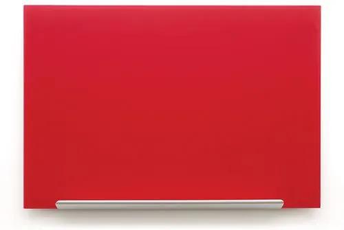 Sklenená tabuľa Diamond glass 126 x 71,1 cm, červená