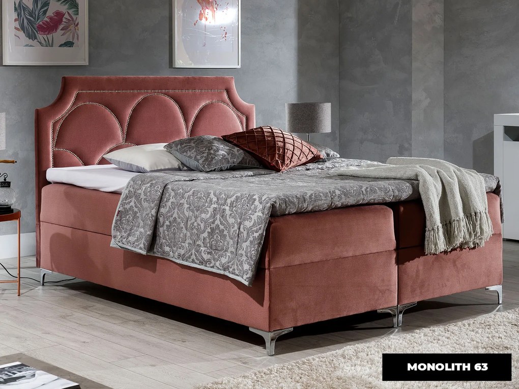 PROXIMA.store - Kontinentálna boxspring posteľ CHARLENE ROZMER: 120 x 200 cm