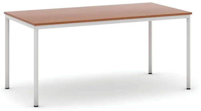 Jedálenský stôl, 1600 x 800 mm, sivá podnož, čerešňa