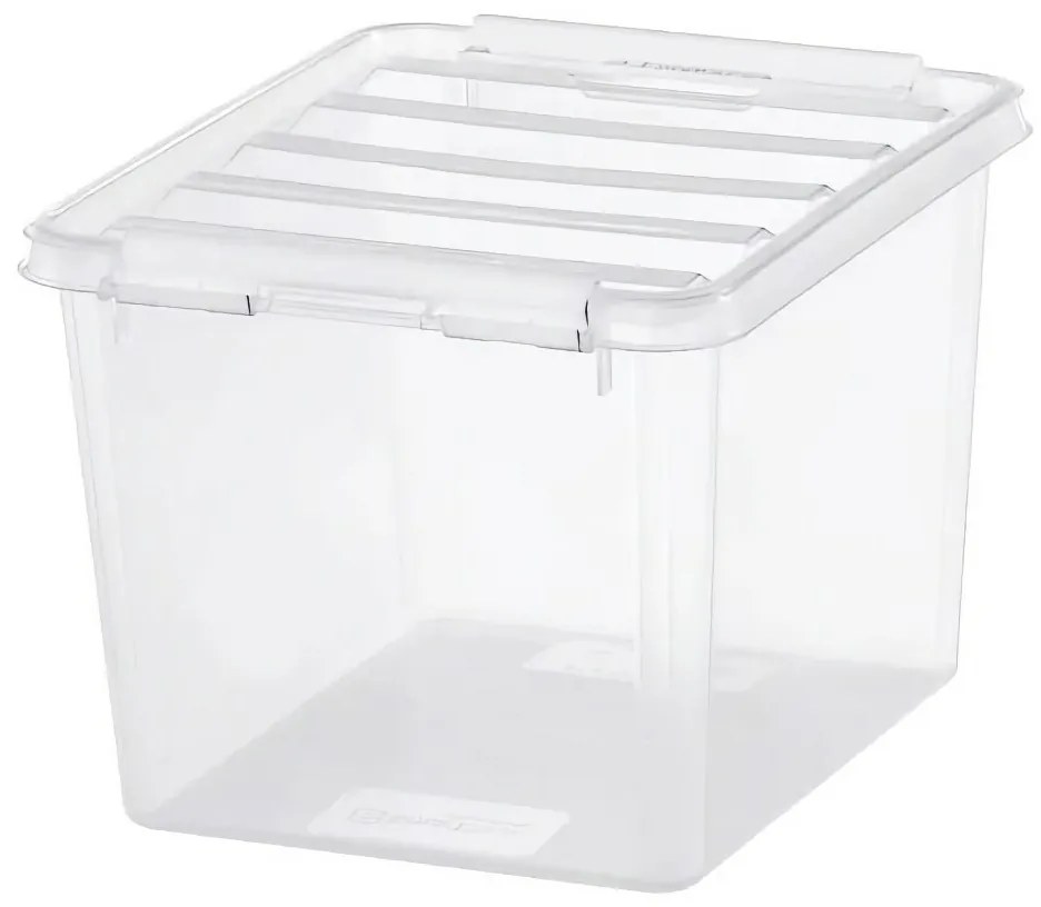 SmartStore Úložný box s bielymi klipmi Classic, 3 l, 3 l
