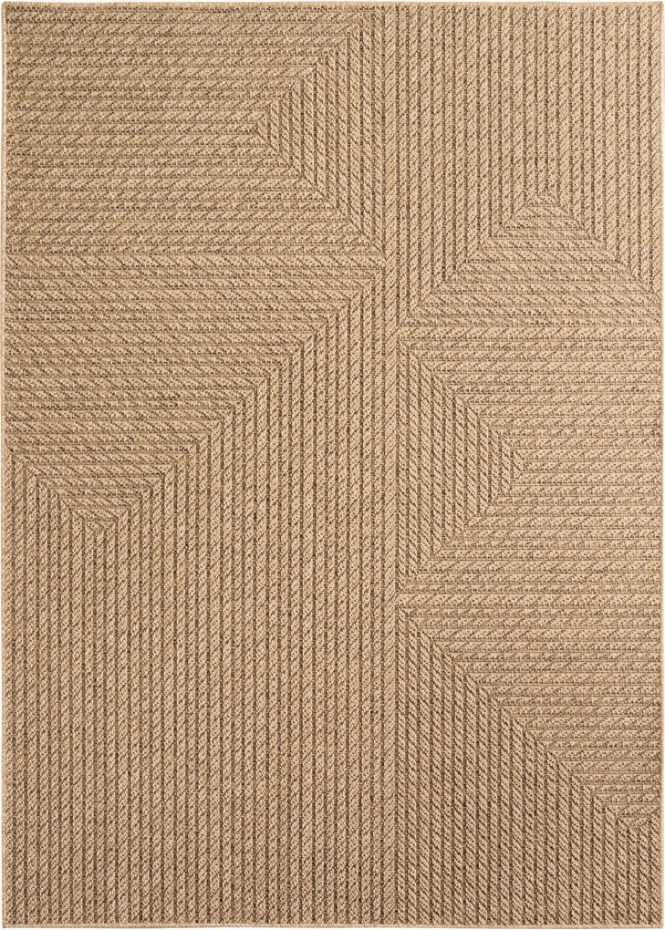 Ayyildiz, Kusový koberec Timber 1404 beige - na von aj na doma, 160x230, béžová, chodba / predsieň