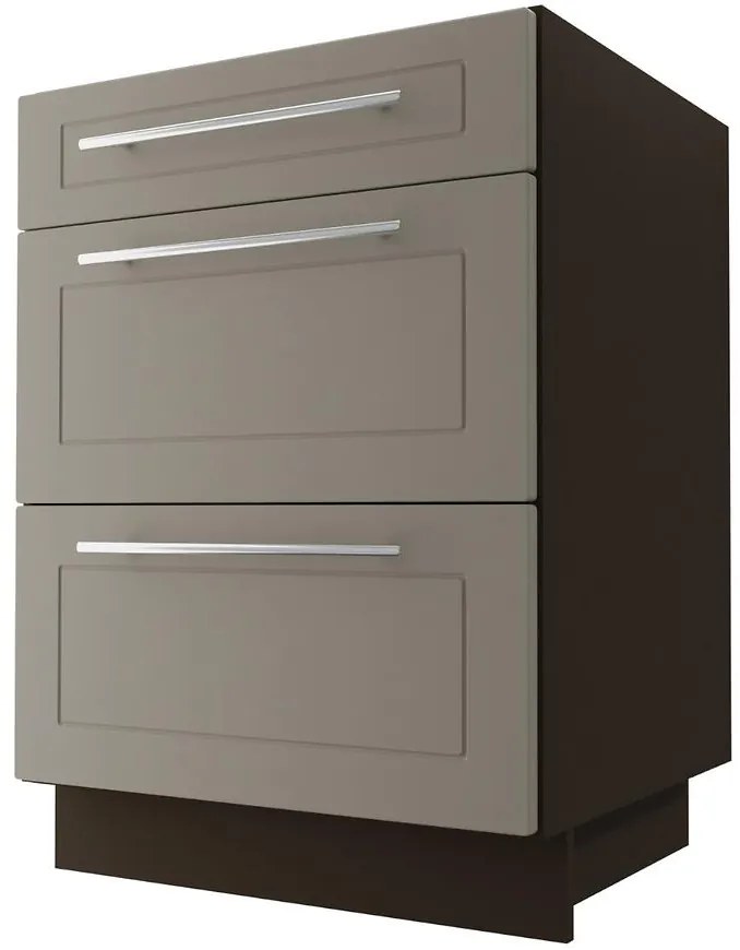 Kuchynská skrinka D3M/60 Quantum beige mat/lava