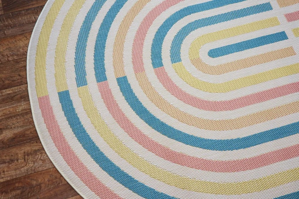 Balta, TRHÁK: Kusový koberec Star 17636-068 - na von aj na doma, 160x230 ovál, viacfarebná, chodba / predsieň