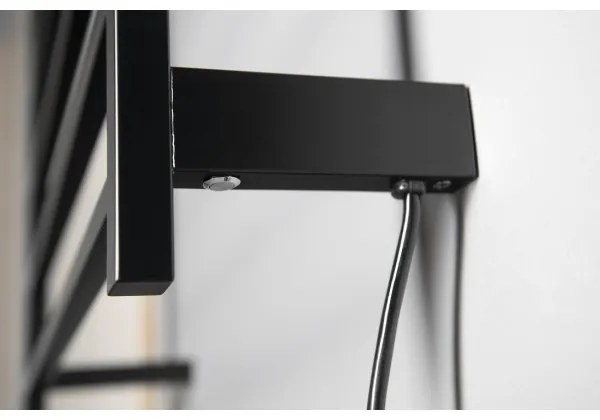 Sapho - Elektrický sušiak na uteráky ELZOR 60W/230V 47x50 cm matná čierna