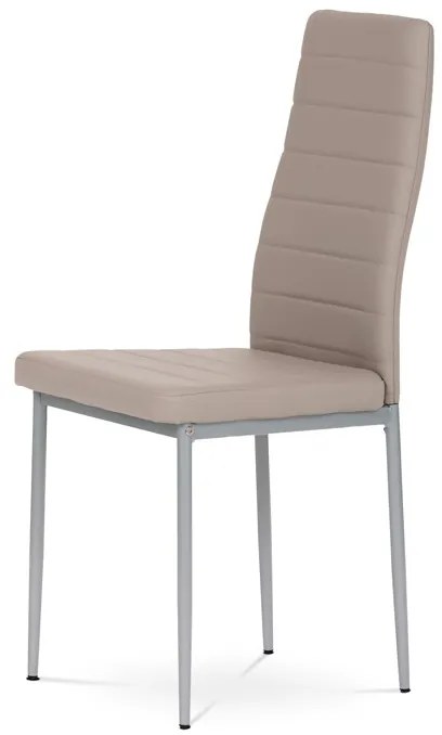 BONTEC Jedálenská stolička, čierna, ekokoža, DCL-377 BK Farba: Šedá