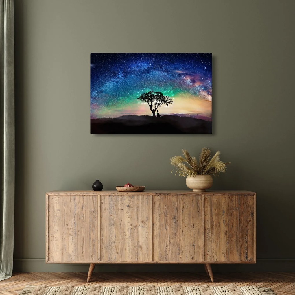 Obraz - Odpočinok pod hviezdami (90x60 cm)