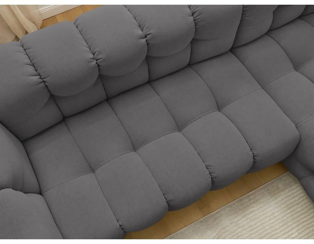 Sivá rohová pohovka Cloud – Bobochic Paris