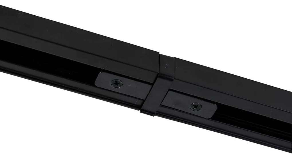 Moderný koľajnicový systém čierny 4-svetlo 1-fázový - Yade