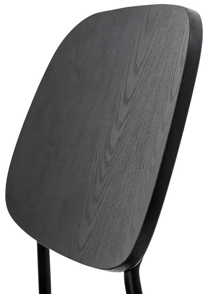 Čierna jedálenská stolička Monza - Bloomingville