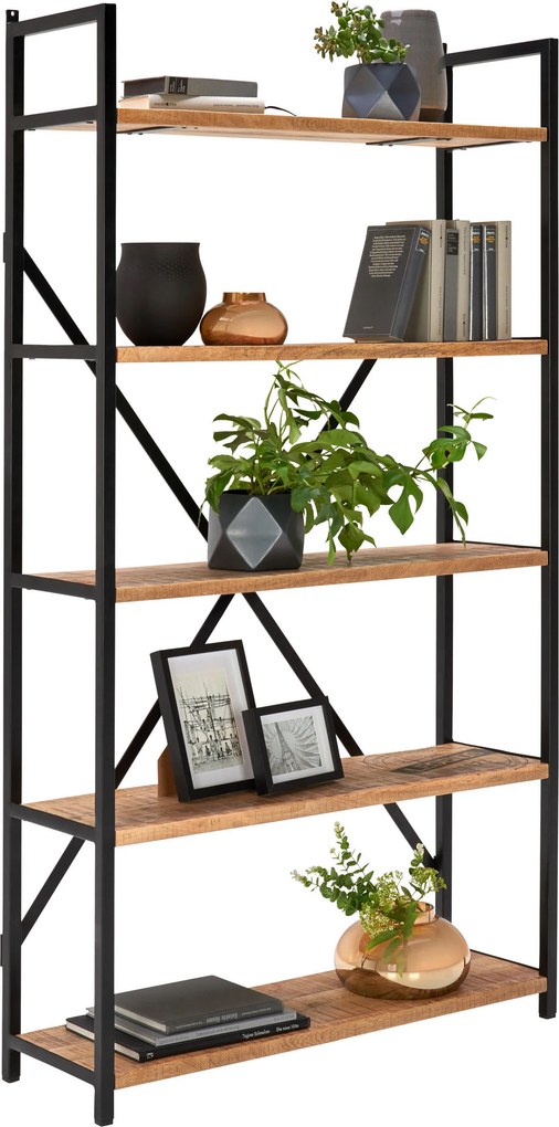XXXLutz REGÁL, prírodná farba, mangové drevo, 100/178/32 cm Ambia Home - Regály - 001071007403
