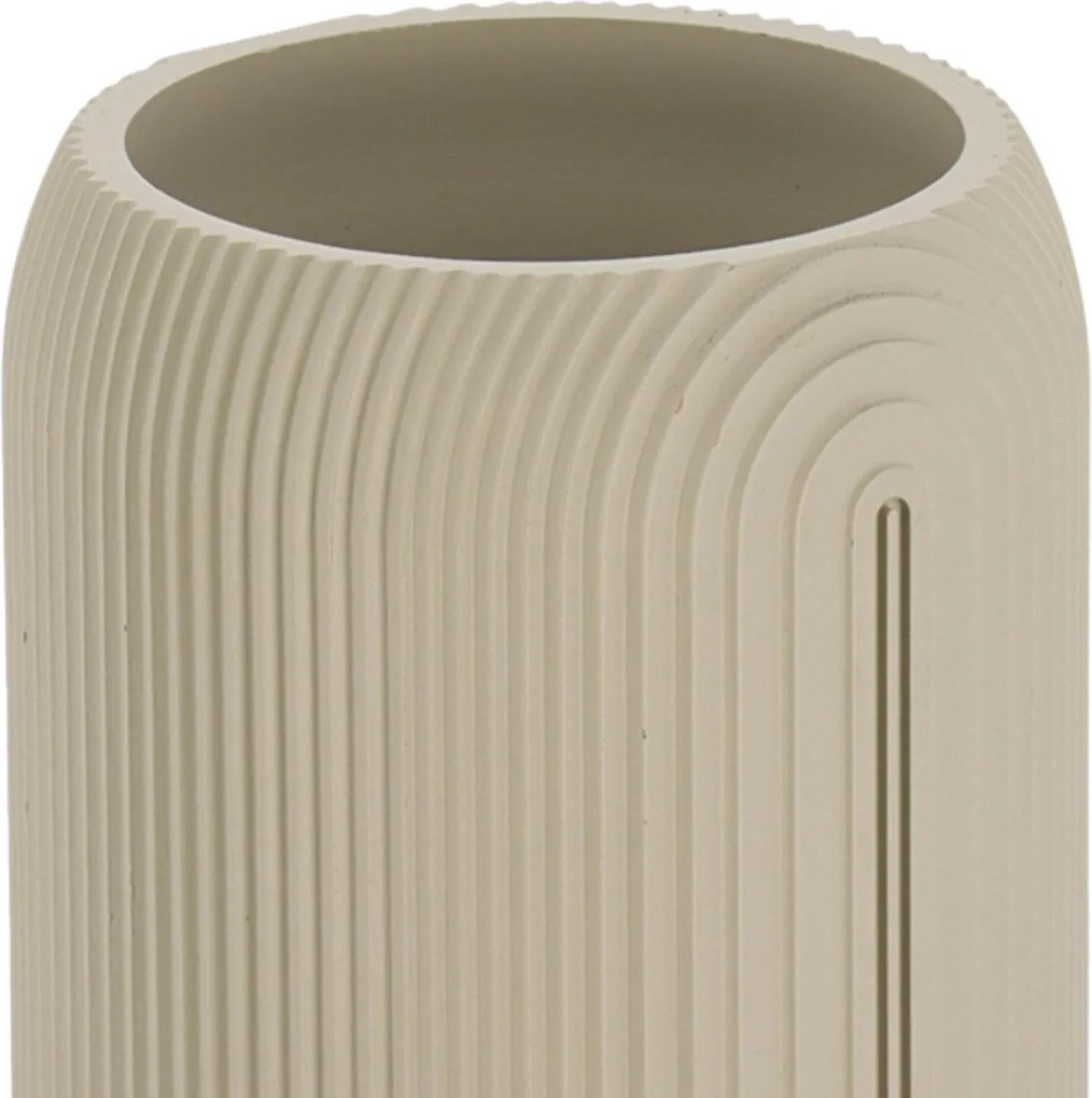 Sada kúpeľňových doplnkov Elya, béžová/s čiernymi prvkami