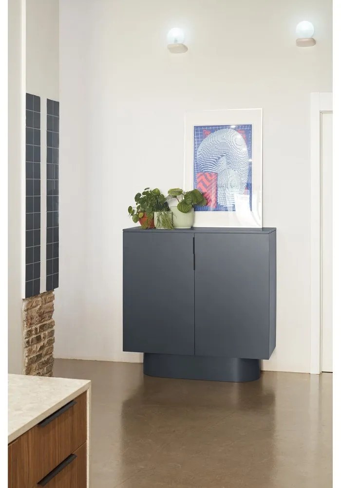 Antracitová skrinka 110x114 cm Totem – Teulat