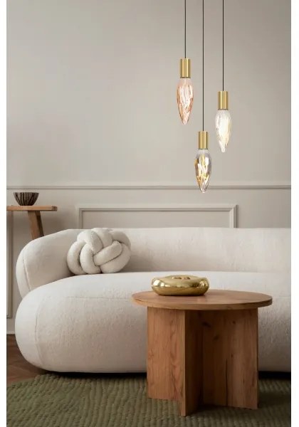 Eglo 900799 - Luster na lanku POZUETA 1xE27/40W/230V zlatá