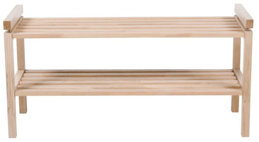 Skrinka na topánky z dubového dreva v prírodnej farbe Confetti – Rowico