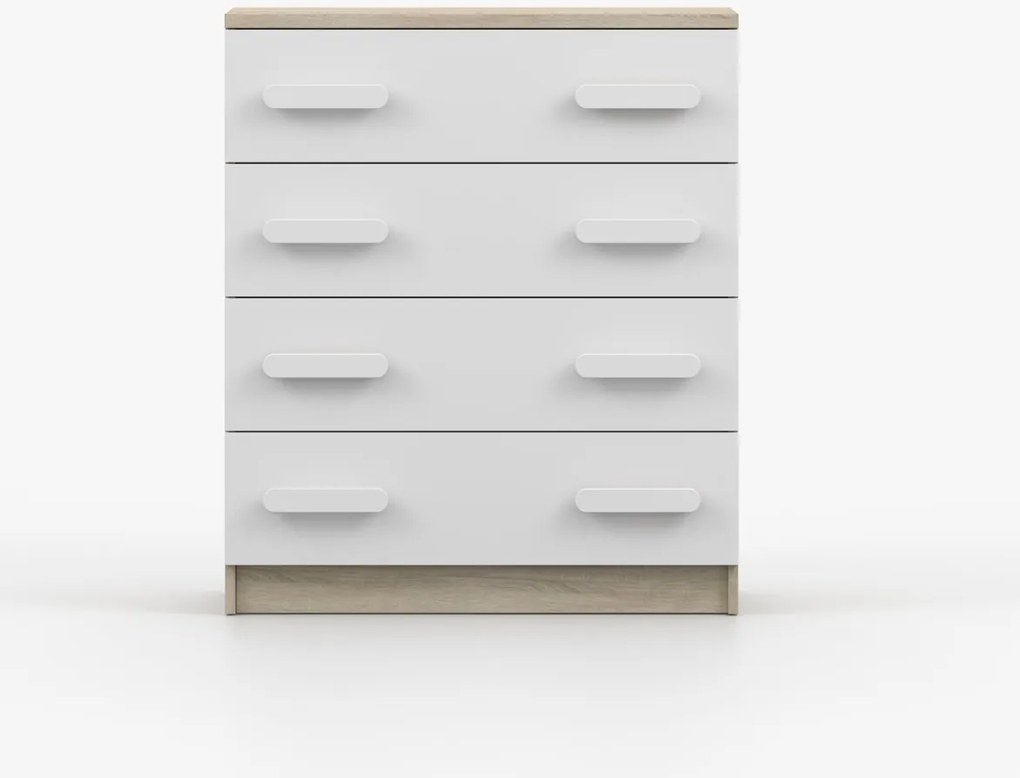 Komoda SMYK - dub sonoma/biela (viac variant)