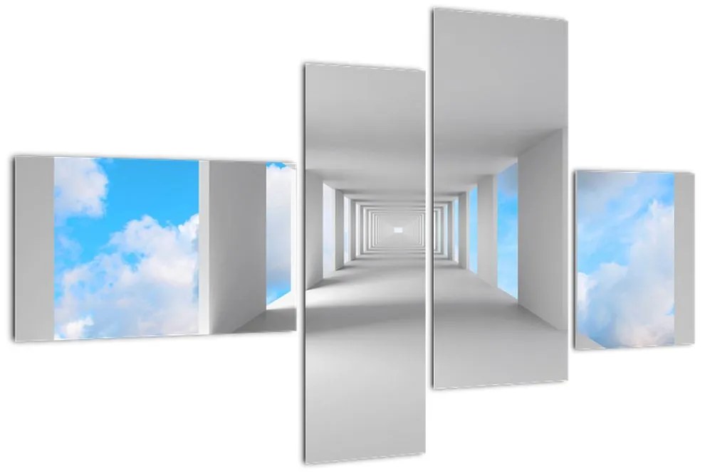 Presklená chodba - obraz