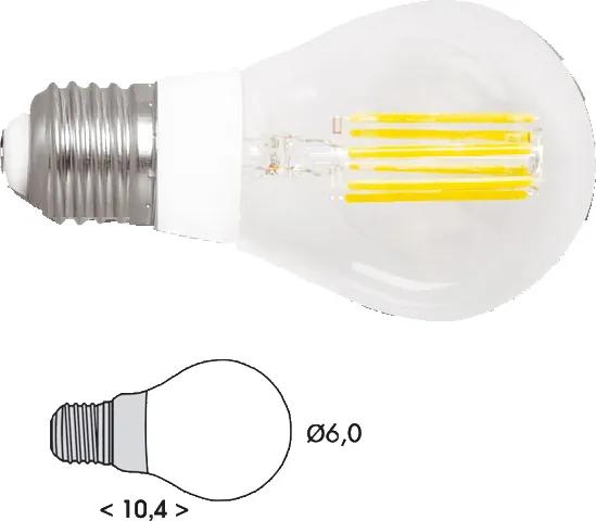 Ecolite LED žiarovka E27 8W teplá biela