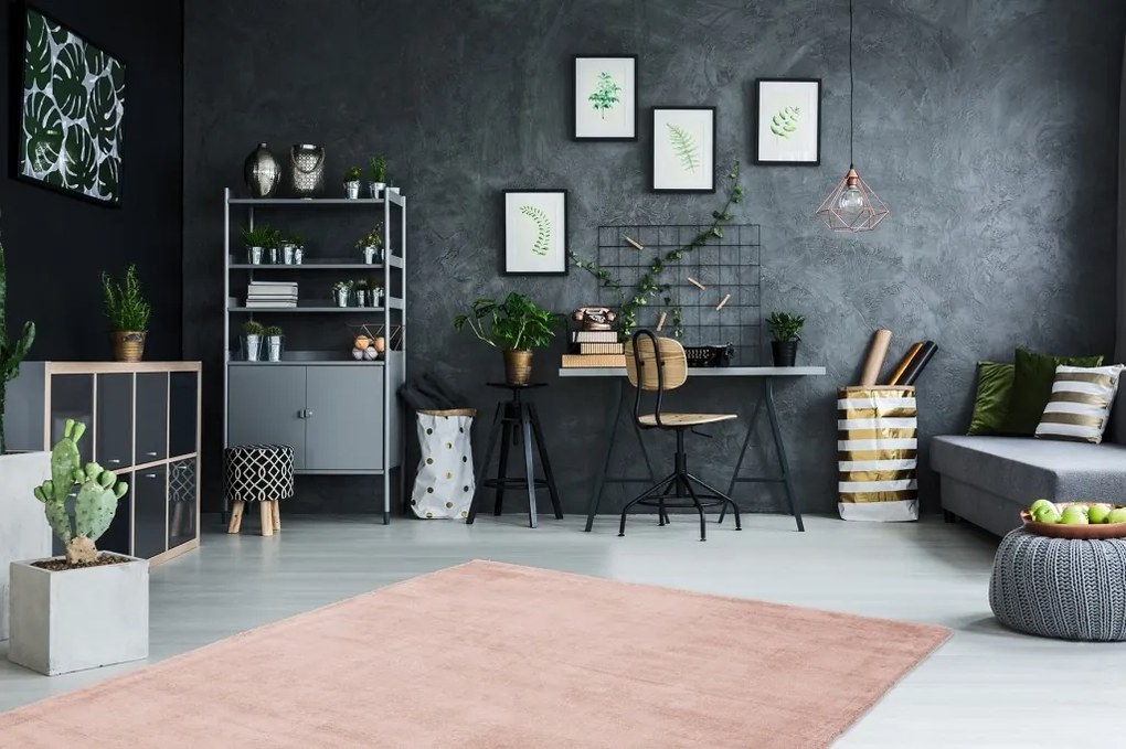 Obsession, Ručne tkaný kusový koberec Maori 220 Powder pink, 80x150, ružová, obývacia izba