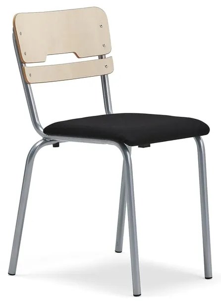 Školská stolička SCIENTIA, široké sedadlo, V 460 mm, breza