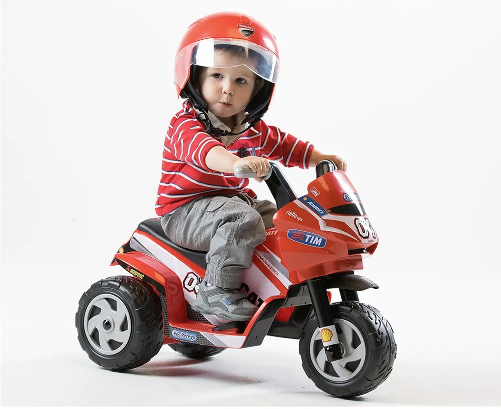 PEG PEREGO MOTORKA MINI DUCATI EVO - ČERVENÁ - 2021 - 6V - 25 W - 4,5Ah