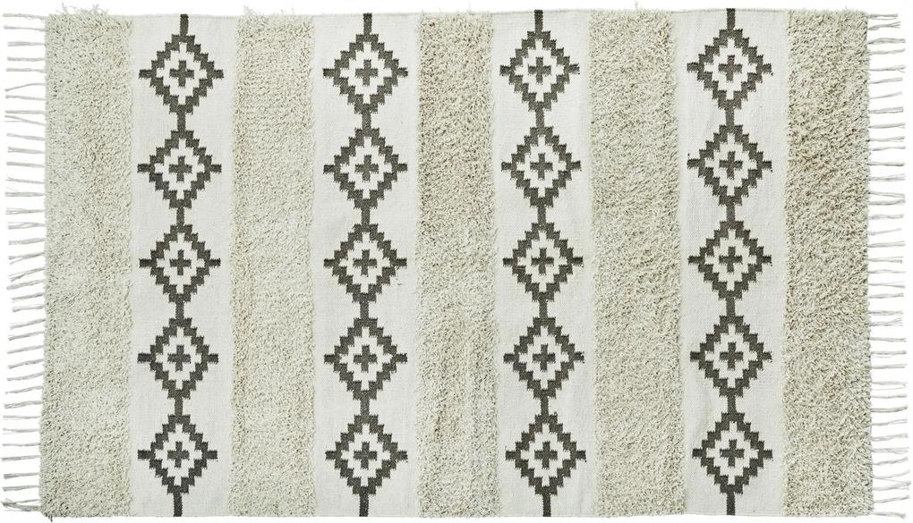 MADAM STOLTZ Bavlnený koberec Fringes 120x180