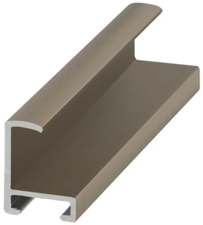 DANTIK rám na obraz 50x70 | ALU champagne (Plexi Čiré)