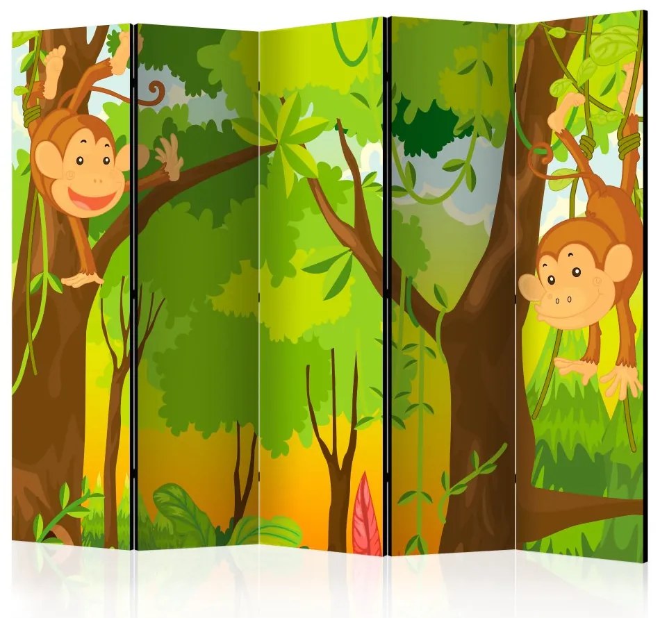 Artgeist Paraván - Jungle - Monkeys II [Room Dividers]