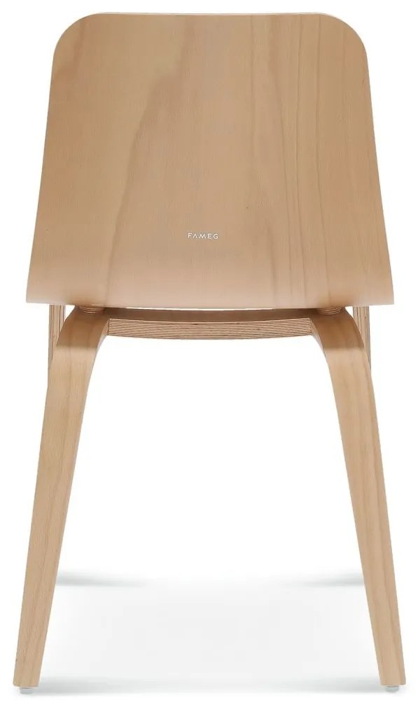 FAMEG Hips - A-1802 - jedálenská stolička Farba dreva: buk štandard, Čalúnenie: koža L2