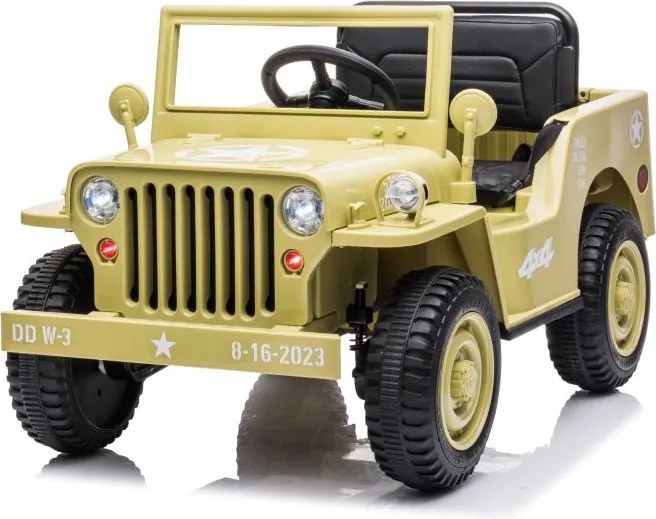 LEAN CARS Elektrické autíčko na akumulátor JH-103 khaki 4x4