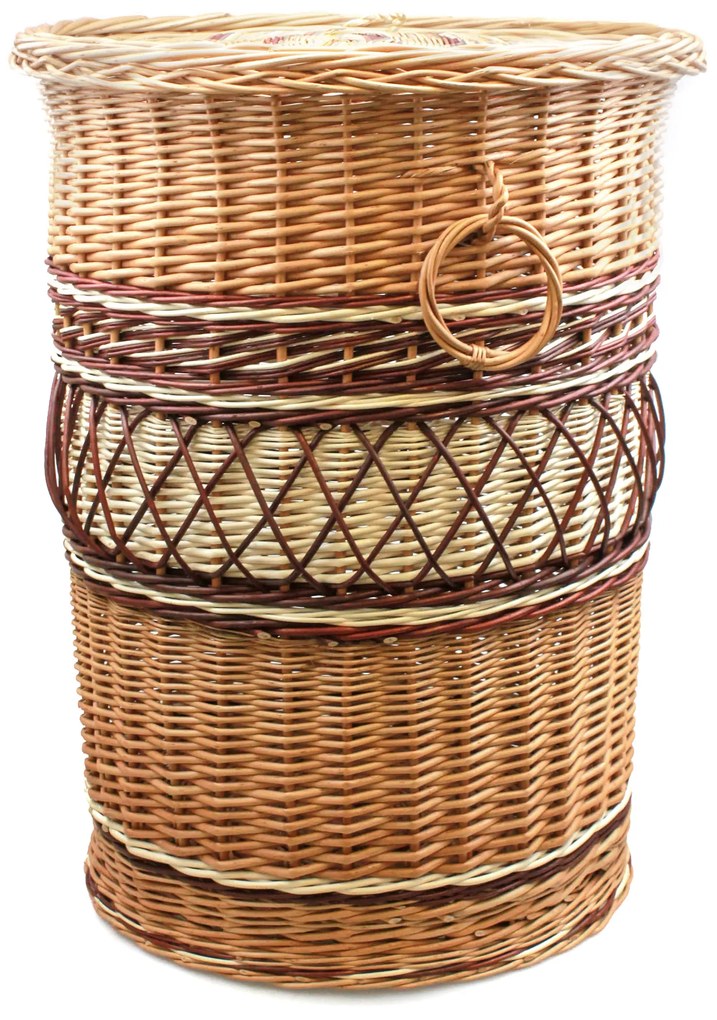 Kôš na bielizeň okrúhly Lino II.priemer 45 x v. 60(cm)