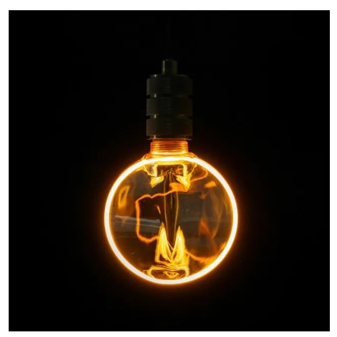 ECOLIGHT Dekoratívna LED žiarovka E27 4W 200lm G130 Amber Retro - rada ZERO