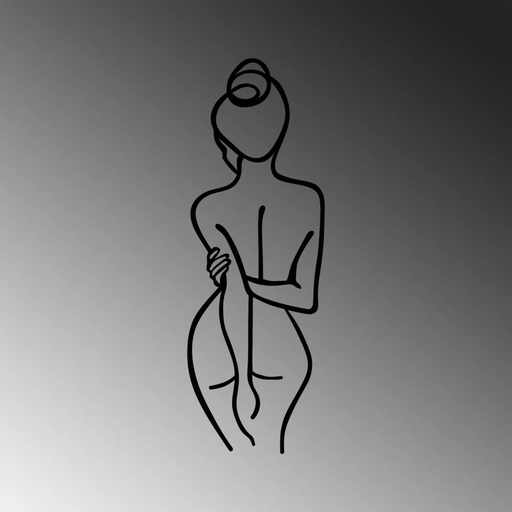 Nástěnná dekorace Woman Body černá