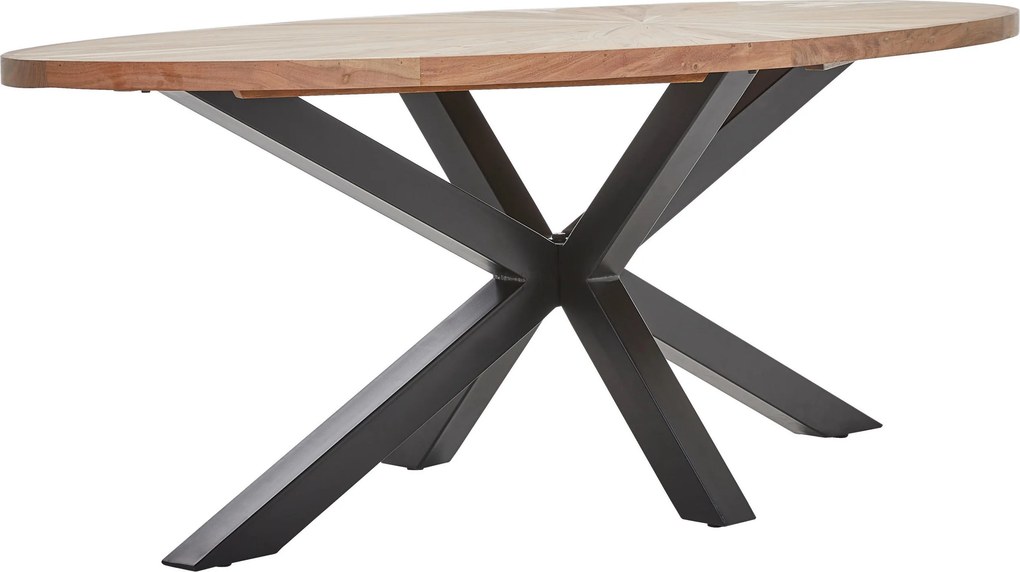 XXXLutz JEDÁLENSKÝ STÔL, akácia, čierna, farba akácie, 200/100/76 cm Livetastic - Online Only jedálne - 000377008901