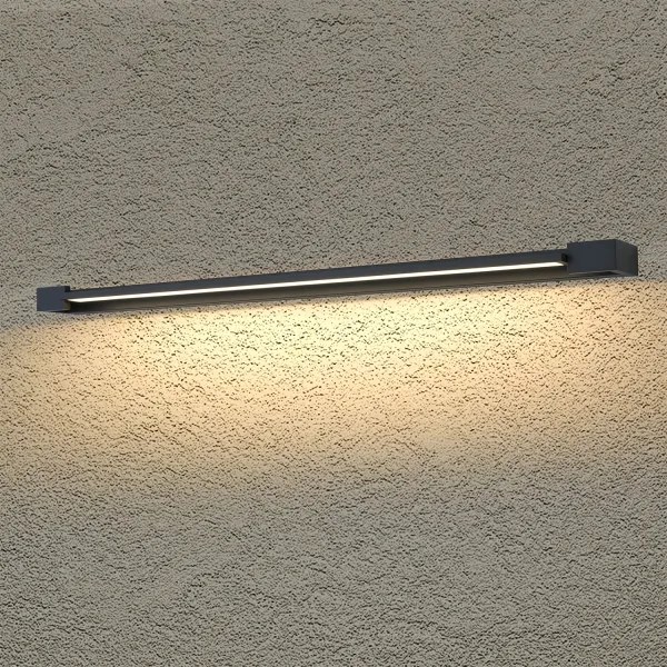 Brilagi-LED Kúpeľňové osvetlenie zrkadla AQUA LINE LED/36W/230V 120 cm IP44 čierne